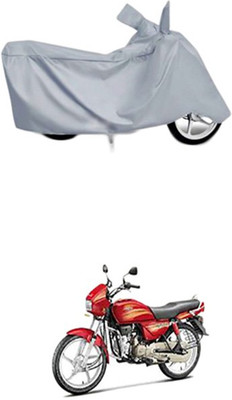 Coverit Two Wheeler Cover for Hero(Splendor, Silver)