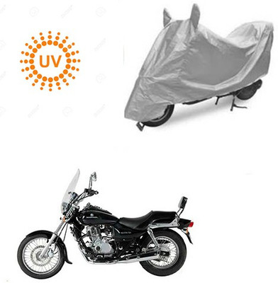 saanvi Waterproof Two Wheeler Cover for Bajaj(Avenger 220 DTS-i, Silver)