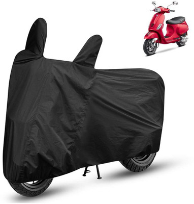 APNEK Waterproof Two Wheeler Cover for Vespa(Vespa LX, Black)