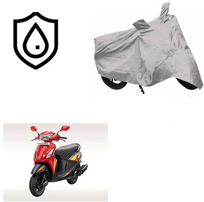 SRENTERPRISES Waterproof Two Wheeler Cover for Hero(Pleasure, Silver)