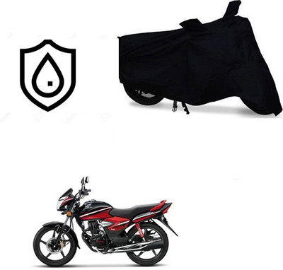 SRENTERPRISES Two Wheeler Cover for Honda(CB Shine, Black)