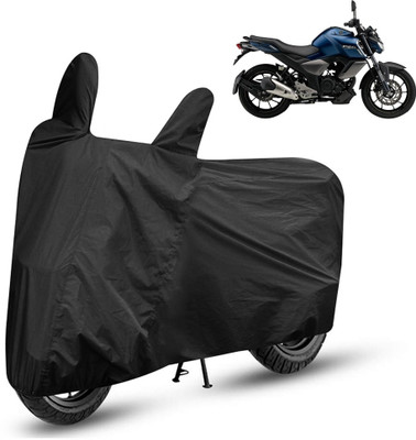 THE REAL ARV Two Wheeler Cover for Yamaha(FZ-S, Black)