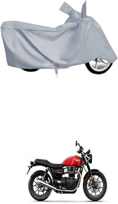 Coverit Two Wheeler Cover for Triumph(Silver)