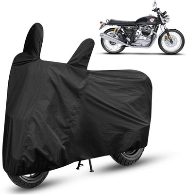 THE REAL ARV Two Wheeler Cover for Royal Enfield(Continental GT, Black)