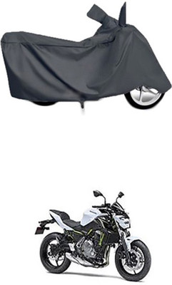 Coverit Two Wheeler Cover for Kawasaki(Grey)