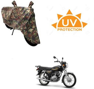 SRENTERPRISES Two Wheeler Cover for Yamaha(Crux, Multicolor)