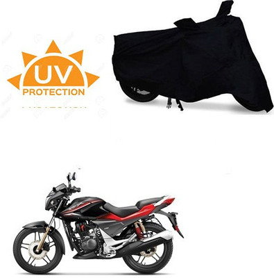 SRENTERPRISES Two Wheeler Cover for Honda(CBZ Extreme, Black)