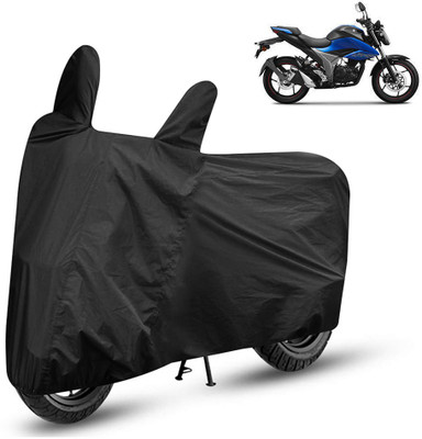 THE REAL ARV Two Wheeler Cover for Suzuki(Gixxer, Black)
