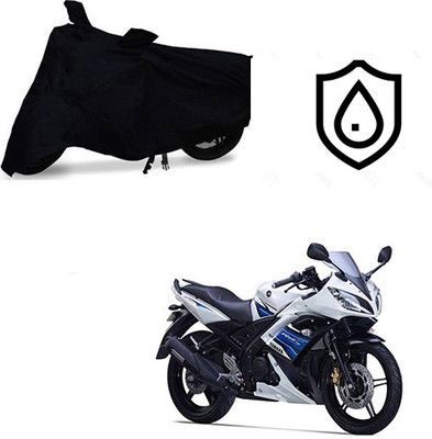 SRENTERPRISES Two Wheeler Cover for Yamaha(YZF R15 S, Black)