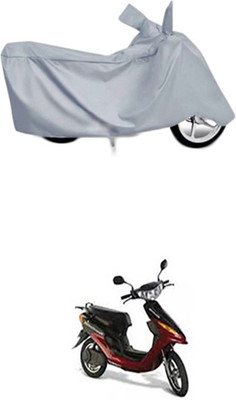Toy Ville Two Wheeler Cover for Indus(Yo Electron, Silver)