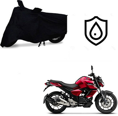 SRENTERPRISES Two Wheeler Cover for Yamaha(FZ-S, Black)