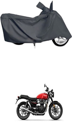 Coverit Two Wheeler Cover for Triumph(Grey)