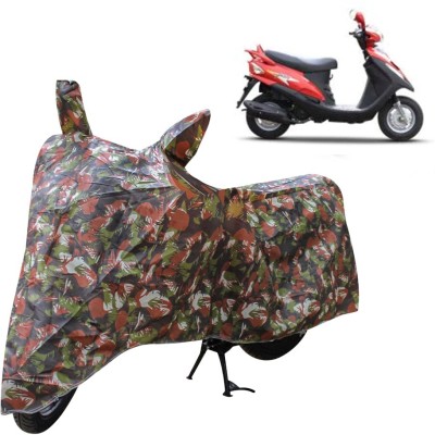 HMS Two Wheeler Cover for Mahindra(Flyte, Multicolor)