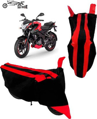 Mdstar Waterproof Two Wheeler Cover for Bajaj(Pulsar 200 NS DTS-i, Black, Red)