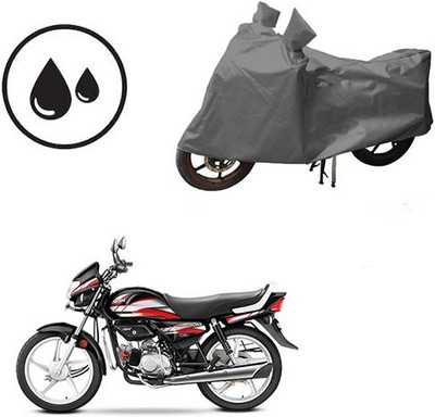 RPSENTTERPR Waterproof Two Wheeler Cover for Hero(CD deluxe, Grey)