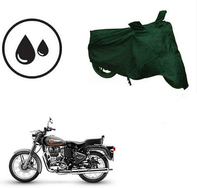 RPSENTTERPR Waterproof Two Wheeler Cover for Royal Enfield(Bullet 500, Green)