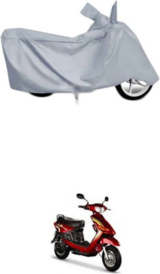 Coverit Two Wheeler Cover for Indus(Yo Spark, Silver)