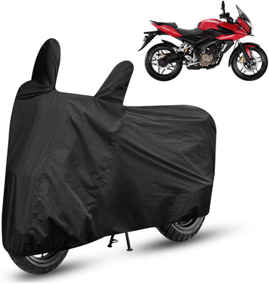 THE REAL ARV Two Wheeler Cover for Bajaj(Pulsar AS 150, Black)