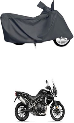 Toy Ville Two Wheeler Cover for Triumph(Tiger 800 XR, Grey)