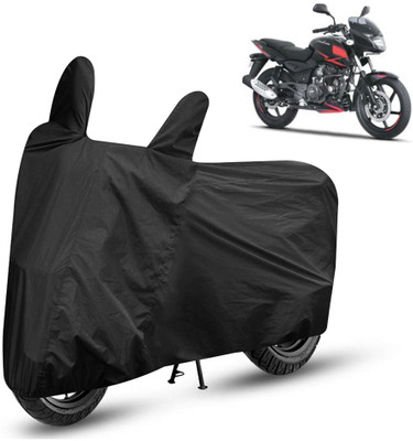 THE REAL ARV Two Wheeler Cover for Bajaj(Pulsar 180 DTS-i, Black)