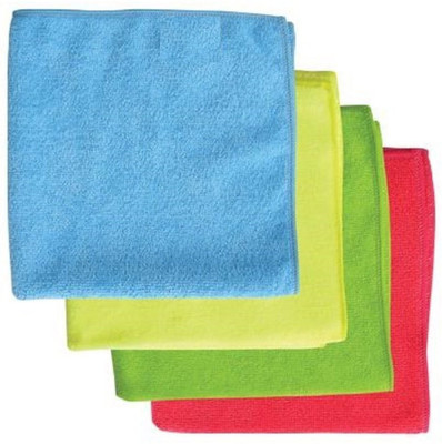 MOCKHE Microfiber Vehicle Washing  Cloth(Pack Of 4)
