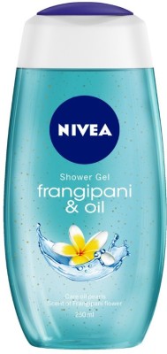 NIVEA Body Wash, Frangipani & Oil Shower Gel, Pampering Care with Refreshing Scent of Frangipani Flower(250 ml)