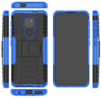 Elica Back Cover for Motorola Moto E7 Plus(Blue, Rugged Armor, Pack of: 1)