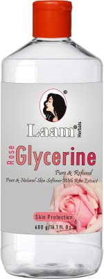 Laam IP Glycerine (Rose) Pure & Refined -600 ml (With Benefits of Rose)(600 ml)