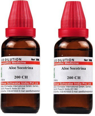 Dr.Willmar Schwabe India Aloe Socotrina 200CH Liquid(2 x 30 ml)