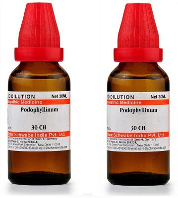 Dr.Willmar Schwabe India Podophyllinum 30CH Liquid(2 x 30 ml)