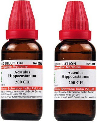 Dr.Willmar Schwabe India Aesculus Hippocastanum 200CH Liquid(2 x 30 ml)