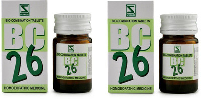 Dr.Willmar Schwabe India Biocombination 26 Tablets(2 x 20 g)