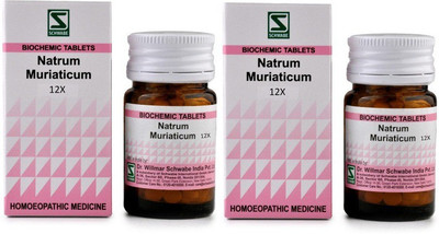 Dr.Willmar Schwabe India Natrum Muriaticum 12X Tablets(2 x 20 g)
