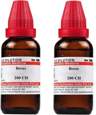 Dr.Willmar Schwabe India Borax 200CH Liquid(2 x 30 ml)