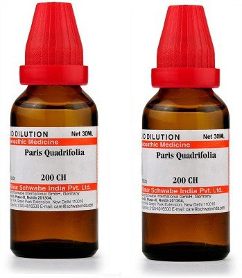 Dr.Willmar Schwabe India Paris Quadrifolia 200CH Liquid(2 x 30 ml)