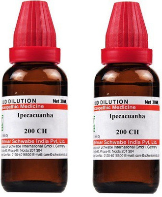 Dr.Willmar Schwabe India Ipecacuanha 200CH Liquid(2 x 30 ml)