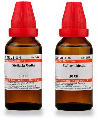 Dr.Willmar Schwabe India Stellaria Media 30CH Liquid(2 x 30 ml)