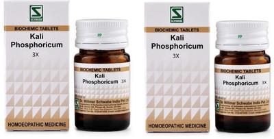 Dr.Willmar Schwabe India Kali Phosphoricum 3X Tablets(2 x 20 g)