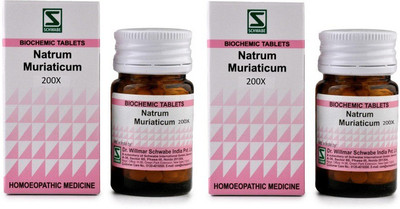 Dr.Willmar Schwabe India Natrum Muriaticum 200X Tablets(2 x 20 g)