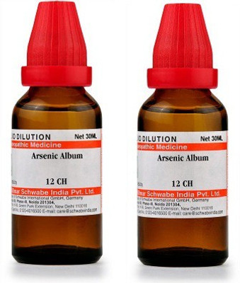 Dr.Willmar Schwabe India Arsenicum Album 12CH Liquid(2 x 30 ml)