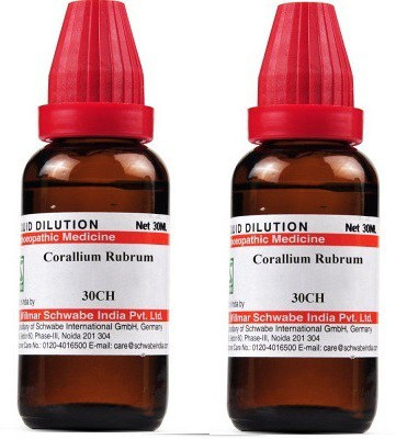Dr.Willmar Schwabe India Corallium Rubrum 30CH Liquid(2 x 30 ml)