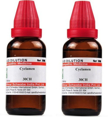 Dr.Willmar Schwabe India Cyclamen 30CH Liquid(2 x 30 ml)