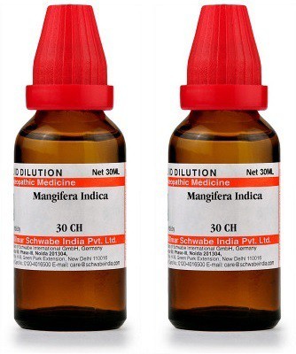 Dr.Willmar Schwabe India Mangifera Indica 30CH Liquid(2 x 30 ml)