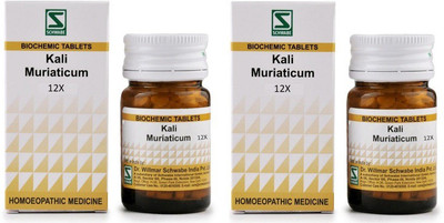 Dr.Willmar Schwabe India Kali Muriaticum 12X Tablets(2 x 20 g)