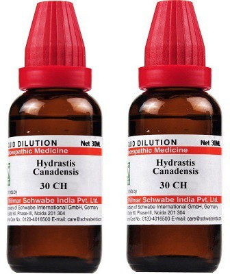 Dr.Willmar Schwabe India Hydrastis Canadensis 30CH Liquid(2 x 30 ml)