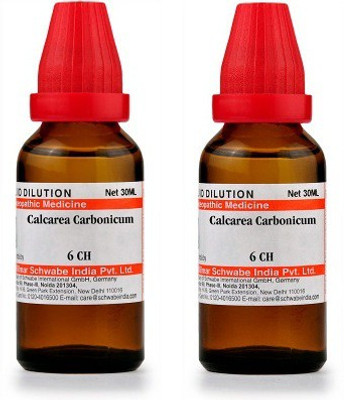 Dr.Willmar Schwabe India Calcarea Carbonicum 6CH Liquid(2 x 30 ml)