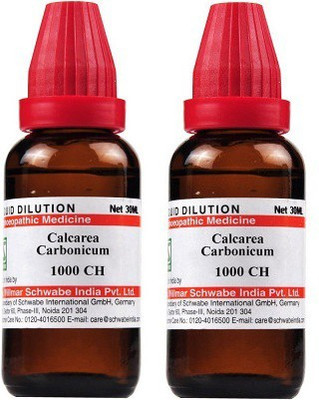 Dr.Willmar Schwabe India Calcarea Carbonica 1000 CH Liquid(2 x 30 ml)