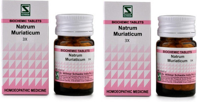 Dr.Willmar Schwabe India Natrum Muriaticum 3X Tablets(2 x 20 g)