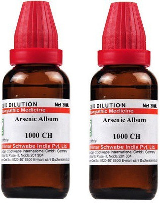 Dr.Willmar Schwabe India Arsenicum Album 1000CH Liquid(2 x 30 ml)