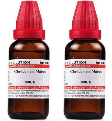 Dr.Willmar Schwabe India Chelidonium Majus 200CH Liquid(2 x 30 ml)